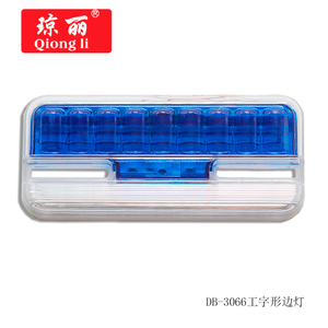 6D 45 Led Sealed Side Marker Clearance Light with Down Wall Light