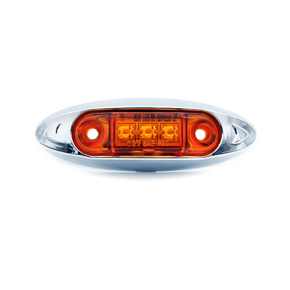 DOT SAE E-MARK 4''Rectangular Led Side Marker Clearance Light