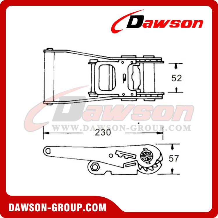 DSRB50502 ラチェット バックル - 中国メーカー サプライヤー