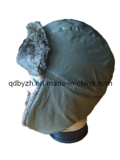 Nylon + Acrylic Fur Winter Hat (BH-S023)