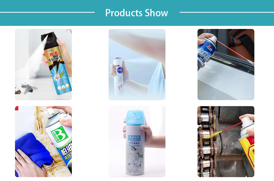 Aerosol spray products Աերոզոլային լակի արտադրանք