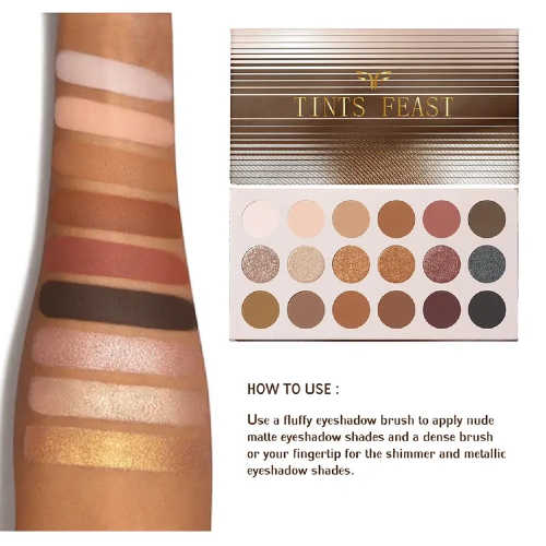 Individuelle neutrale Lidschattenpalette 