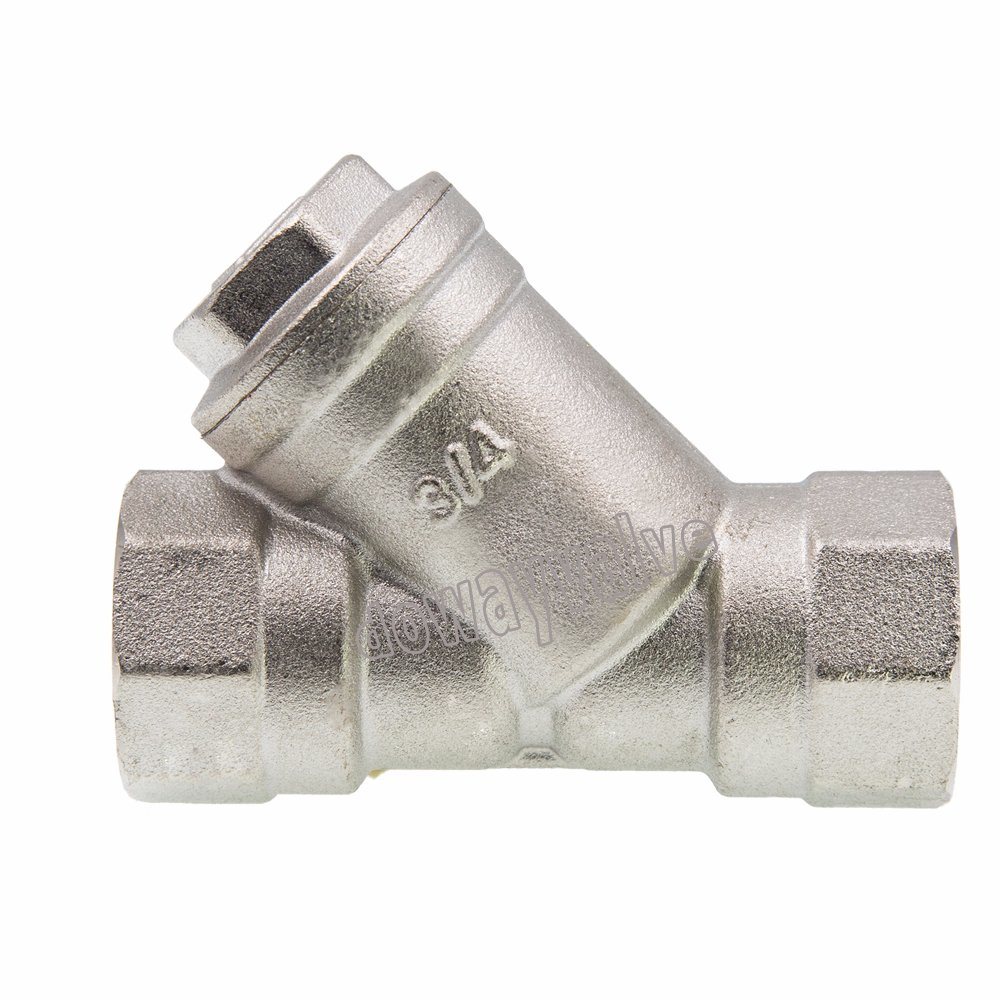 Fabricant OEM Crépine de soupape en laiton forgé nickelé