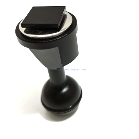Underwater Cold Shoe 1 inch Ball Mount Hotshoe Adapter for Camera Housing
