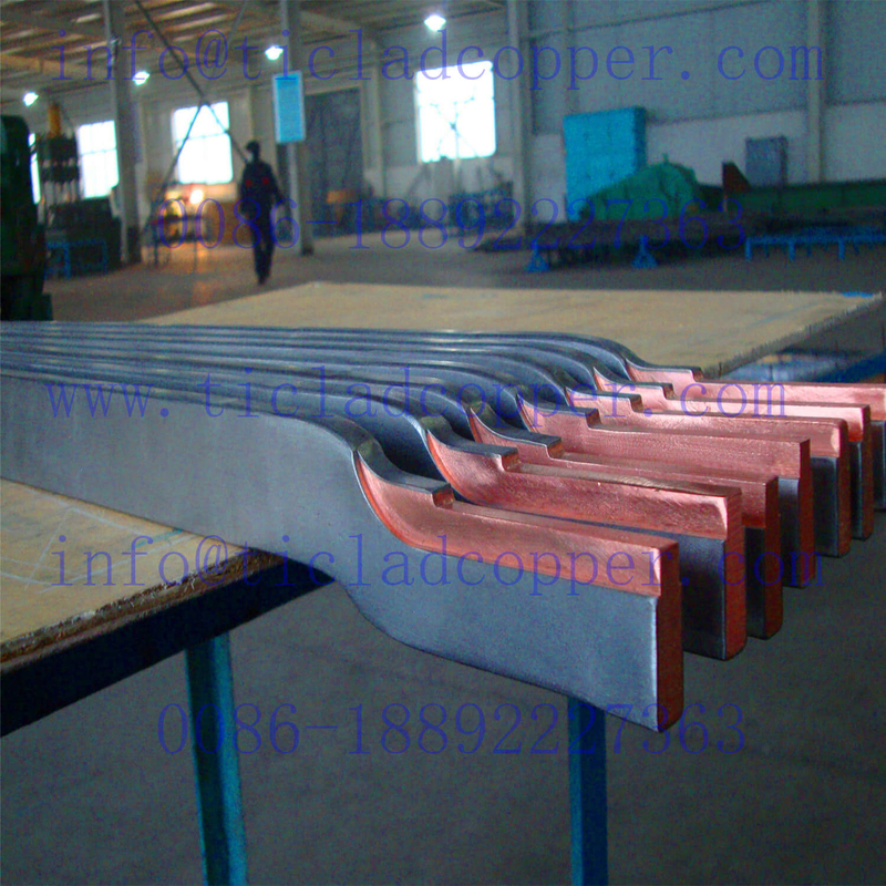 titanium clad copper bar, titanium clad copper rod, steel clad copper