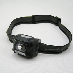 White and Red Dual Light LED Headlight with Sensor