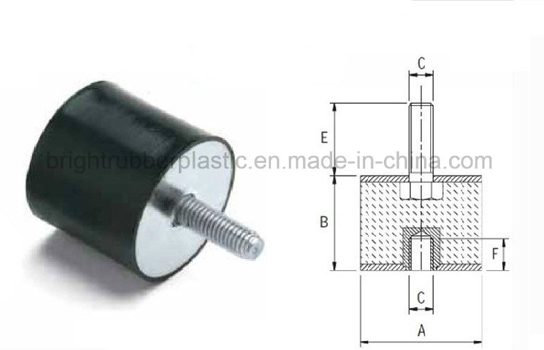 Rubber with Steel Buffer for Motorcycle