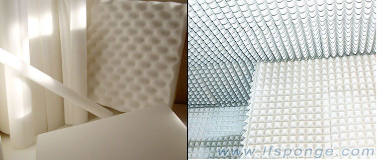lfsponge melamine foam Sound absorption mousse de mélamine lfsponge Absorption acoustique