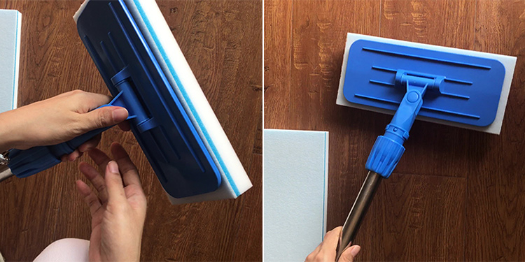 Lfsponge High tech foam brush solve aircraft shell cleaning problem Melamine Floor Cleaning Brush high effective