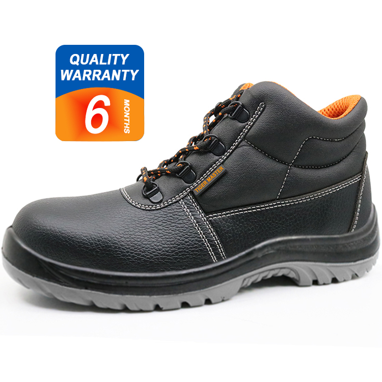 ENS028 Oil Resistant Leather Upper Pu Sole Europe Safety Boots Steel