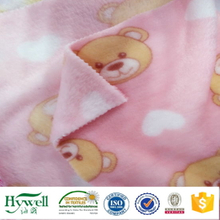 100% полиэстер печатает коралловый флисовой ткань для одеяла бросить халат пижамой