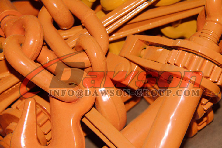 Pasta de catraca com al&ccedil;a dobr&aacute;vel e gancho ocular para tamanho de corrente 5 16- 3 8 WLL 7100LBS - Dawson Group Ltd. - Fabricante, f&aacute;brica na China