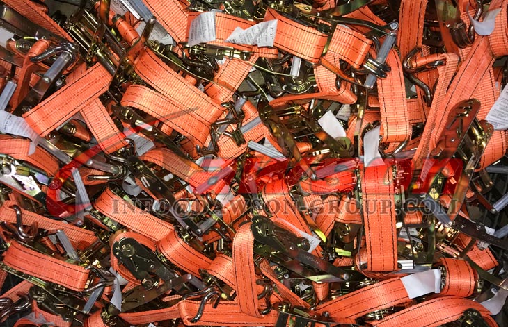 2インチ27フィートのポリエステルラチェットタイダウンラッシングストラップ、ダブルJフック付き - Dawson Group Ltd. - 中国メーカー、サプライヤー、工場