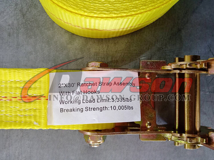 フラット スナップ フック付き 2 インチ 30 ラチェット ストラップ - Dawson Group Ltd. - 中国メーカー、サプライヤー、工場