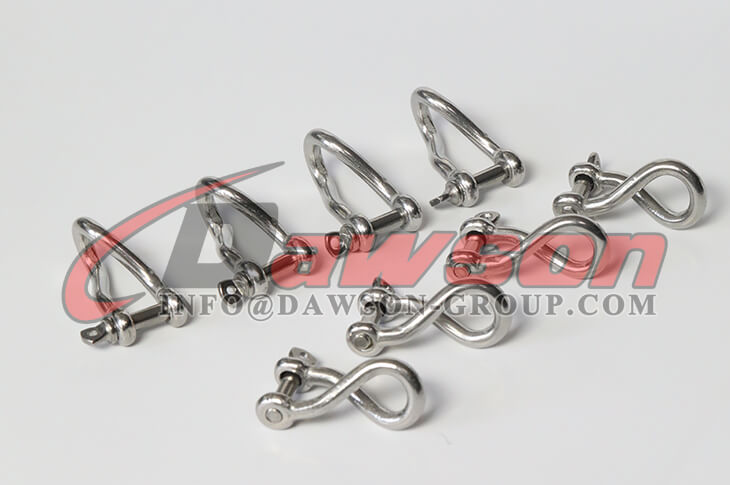 Grillete trenzado de acero inoxidable, Grillete giratorio AISI304 con pasador roscado, Grillete giratorio SS316 - Dawson Group Ltd. - Fabricante, proveedor y f&aacute;brica de China
