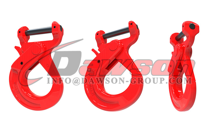DS089 G80 Gancho autoblocante de horquilla corta de acero forjado para eslinga web - Dawson Group Ltd. - Fabricante, proveedor de China