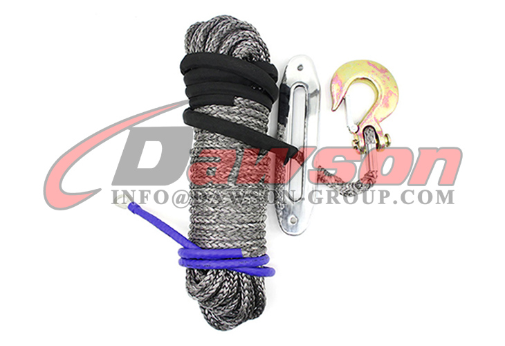Kit de cuerda de cabrestante sint&eacute;tico HMPE, cuerda trenzada de UHMWPE de 12 hilos - Dawson Group Ltd. - Fabricante, proveedor de China