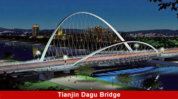 Puente Tianjin Dagu, Puente en arco - Dawson Group Ltd. - Fabricante, proveedor y f&aacute;brica de China