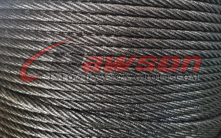 Construcci&oacute;n de cable de acero galvanizado en caliente de 22 mm (6 &times; 19 + FC) - Dawson Group Ltd. - Fabricante, proveedor de China