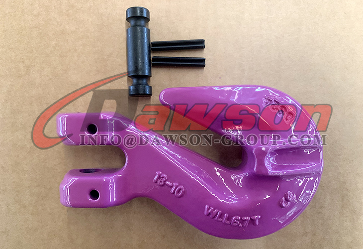 DS1009 G100 WLL 6.7T Clevis Shortening Cradle Grab Hook com asas para ajustar o comprimento da corrente - Dawson Group Ltd.