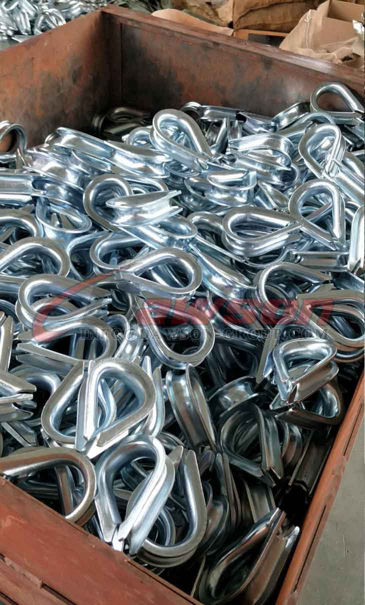 Dedal de cable galvanizado DIN 6899 tipo B - Dawson Group Ltd. - Fabricante, f&aacute;brica y proveedor de China