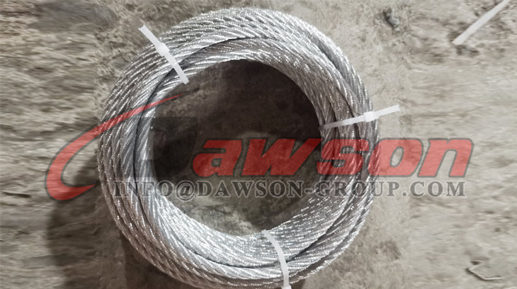 Cable de acero (6 &times; 19 + FC 5 mm-10 m) - Dawson Group Ltd. - Fabricante, proveedor de China