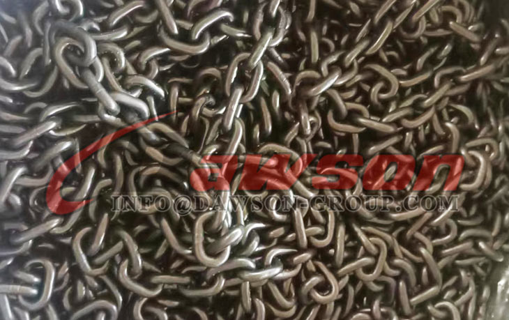 Cadena de elevaci&oacute;n de aleaci&oacute;n de grado 80 EN818-2, Cadena de elevaci&oacute;n G80, Cadena de eslabones cortos de grado 80 para eslingas de cadena - Dawson Group Ltd. - Fabricante, proveedor y f&aacute;brica de China