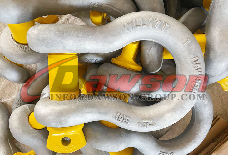 Grillete de anclaje con pasador de tornillo de aleaci&oacute;n forjada tipo EE. UU., Grillete de arco S6 de alta resistencia - Dawson Group Ltd. - Fabricante, f&aacute;brica de China