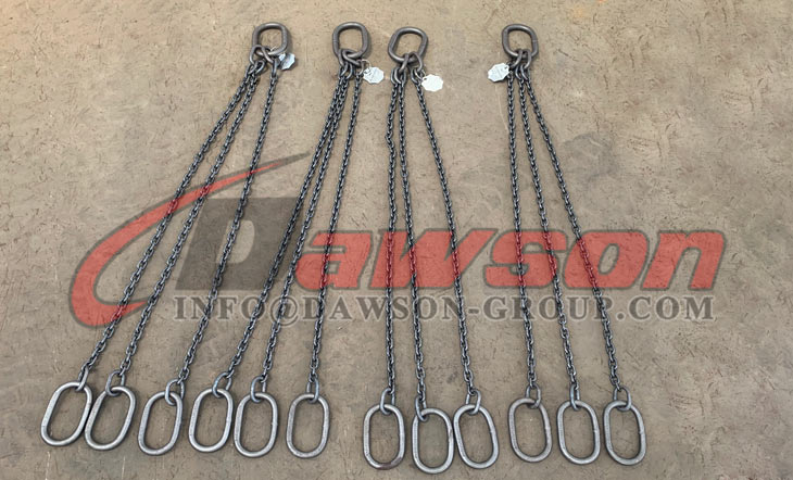 Eslinga de cadena de triple pierna de grado 80, Eslinga de cadena G80 para elevaci&oacute;n y amarre - Dawson Group Ltd. - Fabricante, f&aacute;brica y proveedor de China