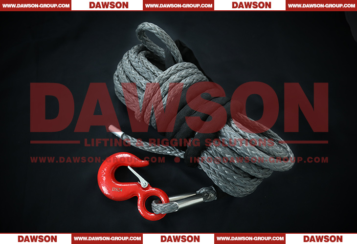 Cuerda de cabrestante sint&eacute;tica de HMPE, cuerda trenzada de UHMWPE, cuerda de recuperaci&oacute;n - Dawson Group Ltd. - Proveedor y fabricante de China