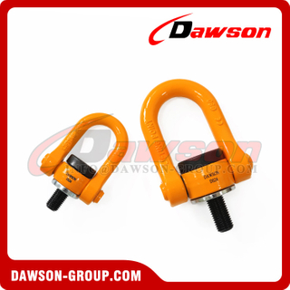 DAWSON UNC WLL 0.7-35T Anillo de elevación giratorio con grillete giratorio doble G80