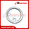 DAWSON WLL 22T 50MMX500MM HDG Anillo redondo de soporte de cadena de amarre de acero forjado