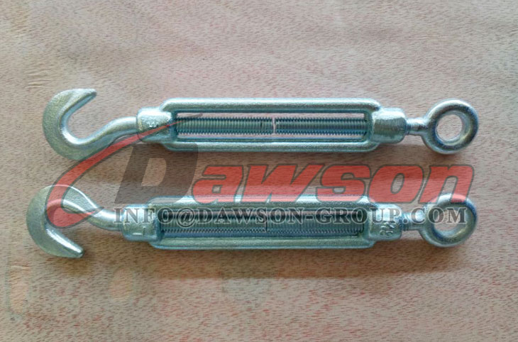 DIN 1480 フック&アイ ターンバックル、溶融亜鉛メッキ。ターンバックル - Dawson Group Ltd. - 中国メーカー、サプライヤー、工場