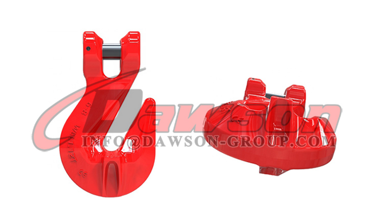 DS086 G80 Gancho de agarre de cuna de acortamiento de horquilla con alas para eslingas de cadena - Dawson Group Ltd. - F&aacute;brica de China, fabricante