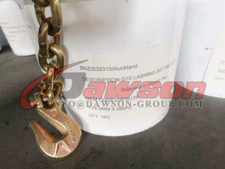 クレードルグラブフック両端が付いているオーストラリアグレード70チェーンアセンブリ - Dawson Group Ltd. - 中国サプライヤー、メーカー、工場