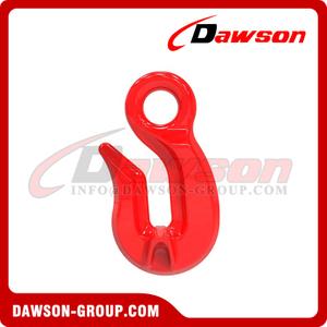  DS141 G80 Gancho de agarre de cuna para acortar ojos de garganta profunda de 6-13 mm con alas para ajustar la longitud de la cadena