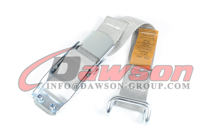 BS EN12195-2 45MM LC 350daN أشرطة إبزيم رمادية مركزية مع خطاف مخلب - Dawson Group Ltd. - الصين المورد والمصنع