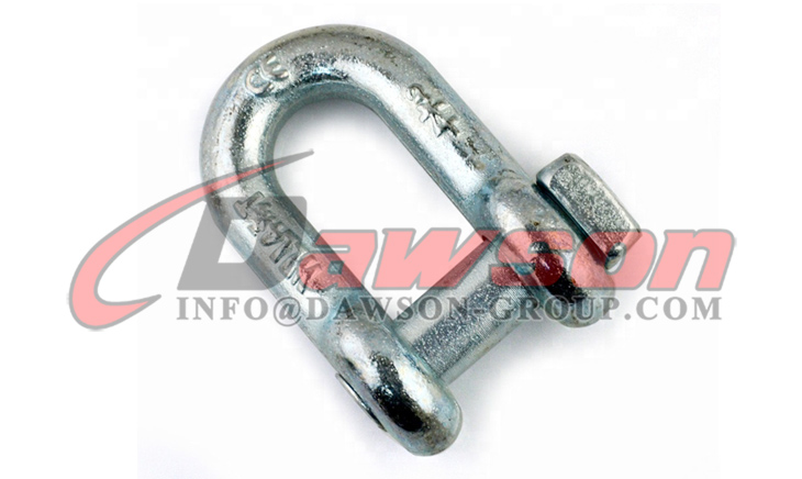 Grillete tipo Dee de arrastre de tipo europeo con cabeza cuadrada para pescar (2)