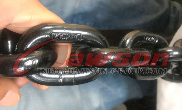 Cadena de carga de aleaci&oacute;n redonda de elevaci&oacute;n de alto nivel de resistencia de grado 100 para polipasto - Dawson Group Ltd. - Proveedor, f&aacute;brica y fabricante de China