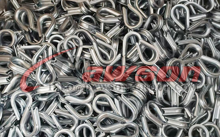 Dedal de cable galvanizado DIN 6899 tipo B - Dawson Group Ltd. - Fabricante, proveedor y f&aacute;brica de China