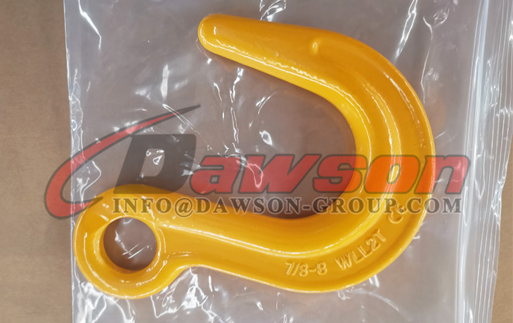 Gancho de fundici&oacute;n de ojo de acero de aleaci&oacute;n forjado G80 con ojo plano - Dawson Group Ltd. - Fabricante, proveedor y f&aacute;brica de China