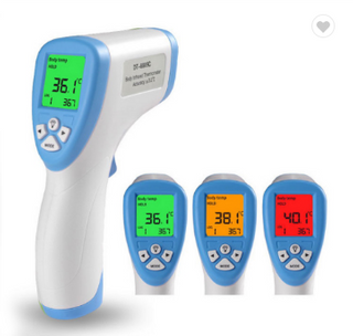 ميزان حرارة الجسم الرقمي بالأشعة تحت الحمراء ترمومتر للأطفال البالغين الأطفال ترمومتر الجبهة درجة الحرارة بندقية 3 طرق DT-8809C