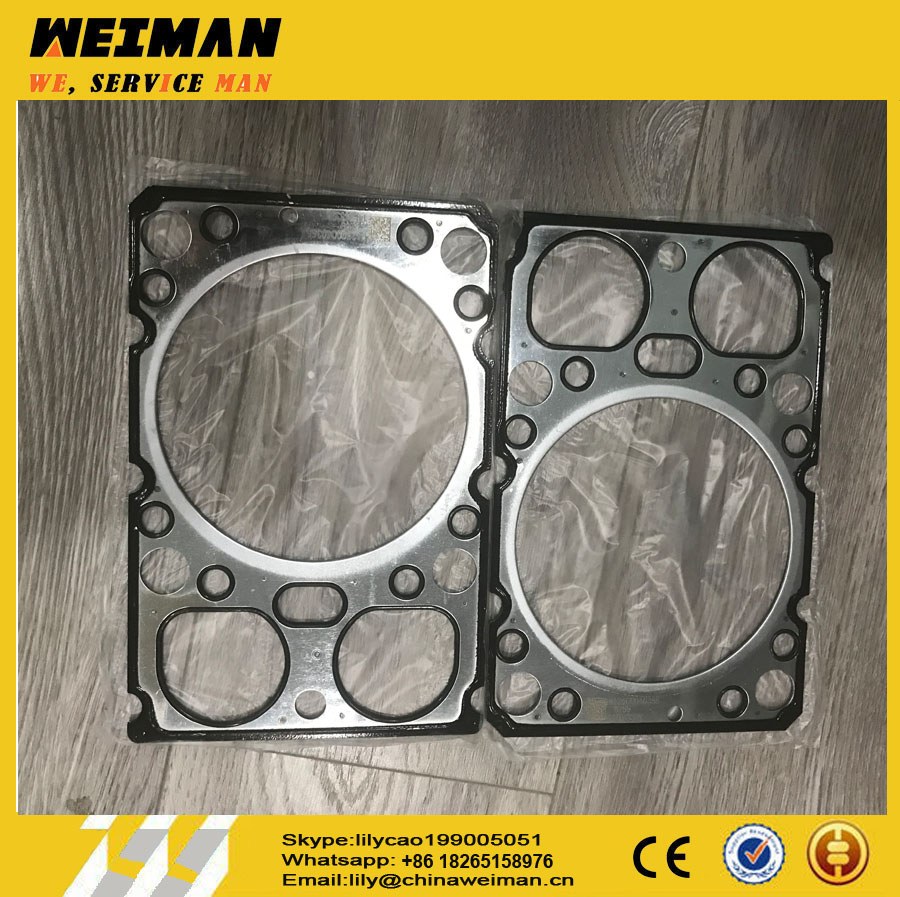 sdlg loader parts 4110000556155 original weichai engine parts cylinder head gasket 612600040355