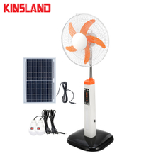 Lead-acid Battery 16inch Solar Rechargeable Standing Fan with Brushless Motor