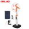 Lead-acid Battery 16inch Solar Rechargeable Standing Fan with Brushless Motor