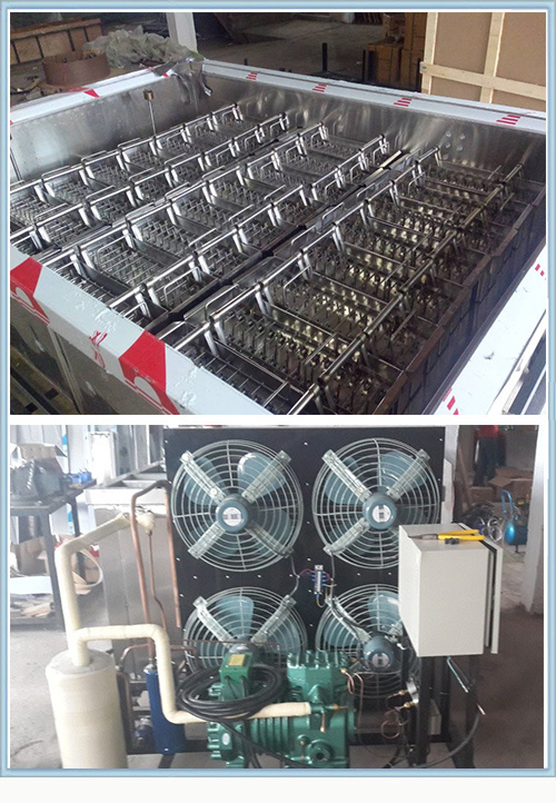 12 Moulds Double Cooling System Stick Ice Cream Lolly Popsicle Machine