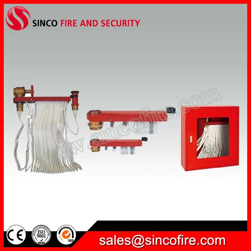 Red iron fire cabinet for fire hose reel and fire extinguisher-SAFETY LIFE  FIRE EQUIPMENTS CO.