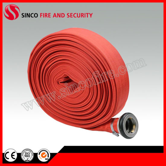 2" Red Duraline Synthetic Rubber Fire Hose