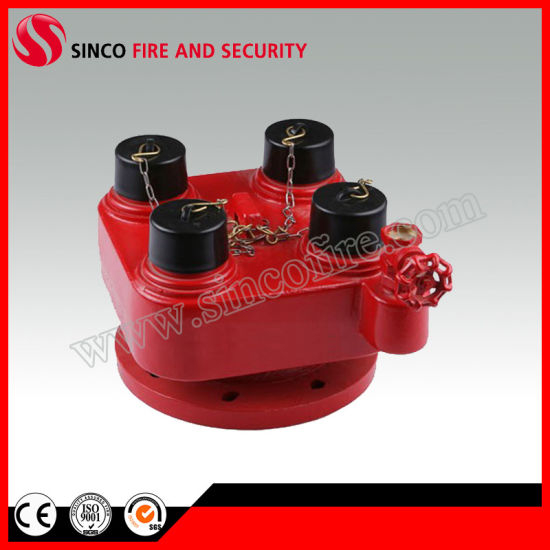 4 Way Breeching Inlet Fire Hydrant Valve