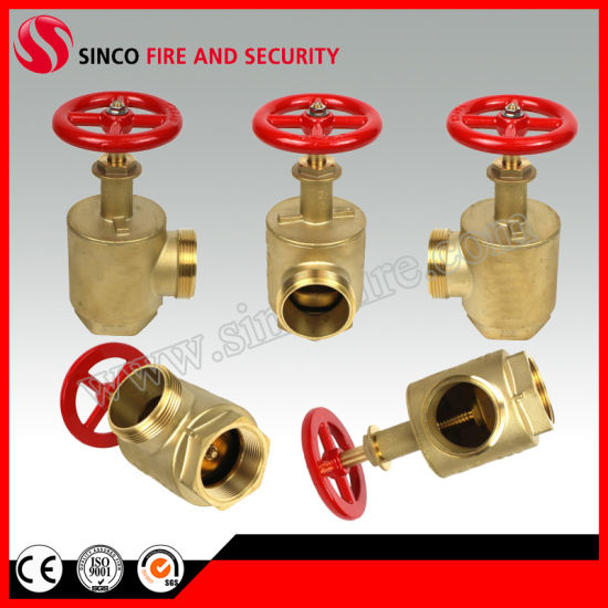 Fire Hose Angle Valve with Female Inlet and Male/Female Outlet